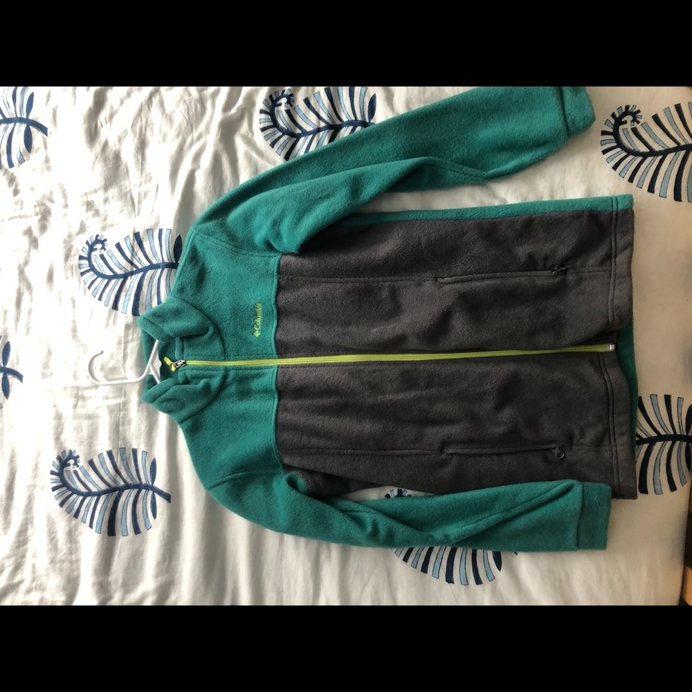 Teal fleece